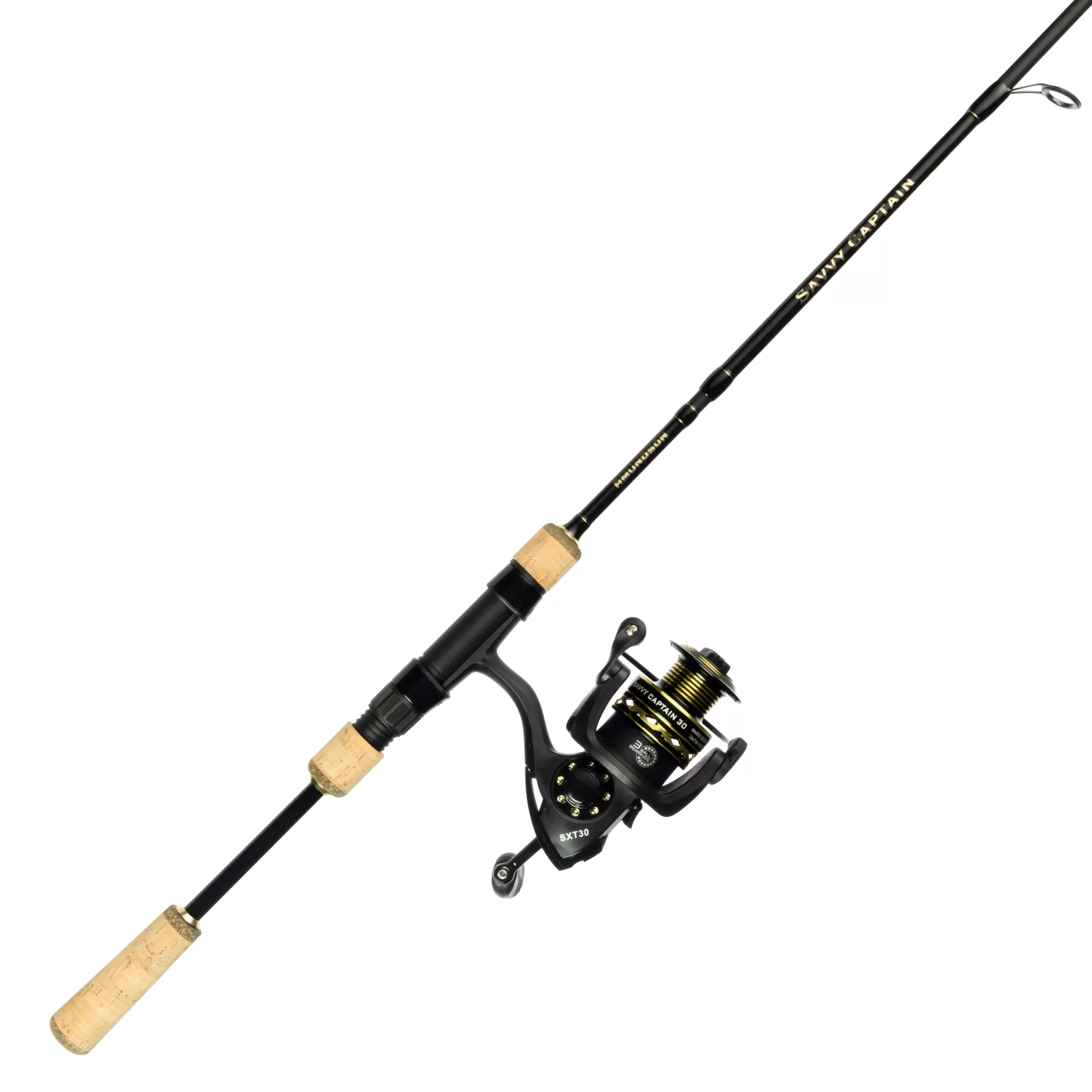 Amundson Combos^Savvy Captain X Travel Spinning Rod Combo