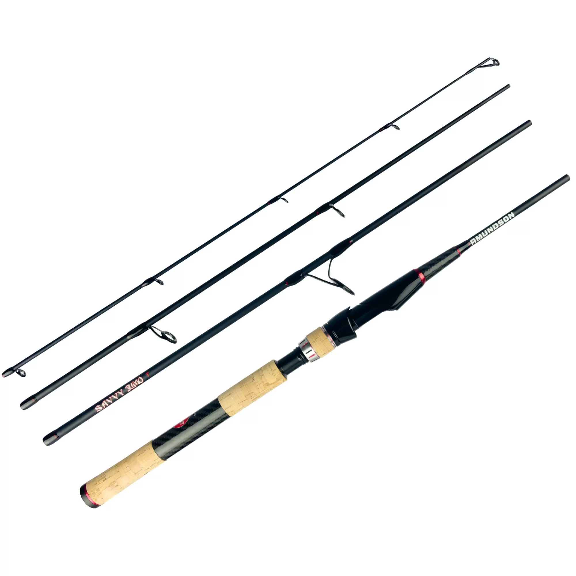 Amundson Rods^Savvy Sumo 4-PC Spinning Travel Rod